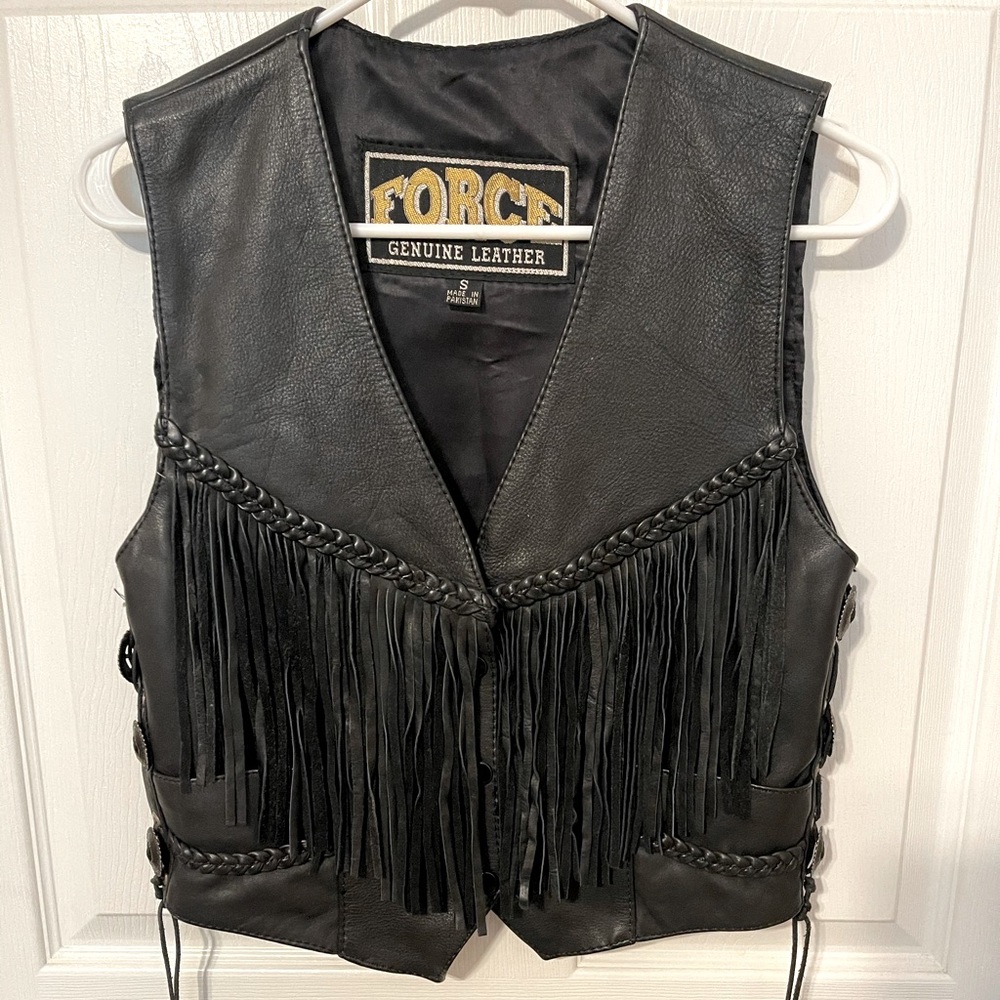 Vintage Genuine Leather Vest